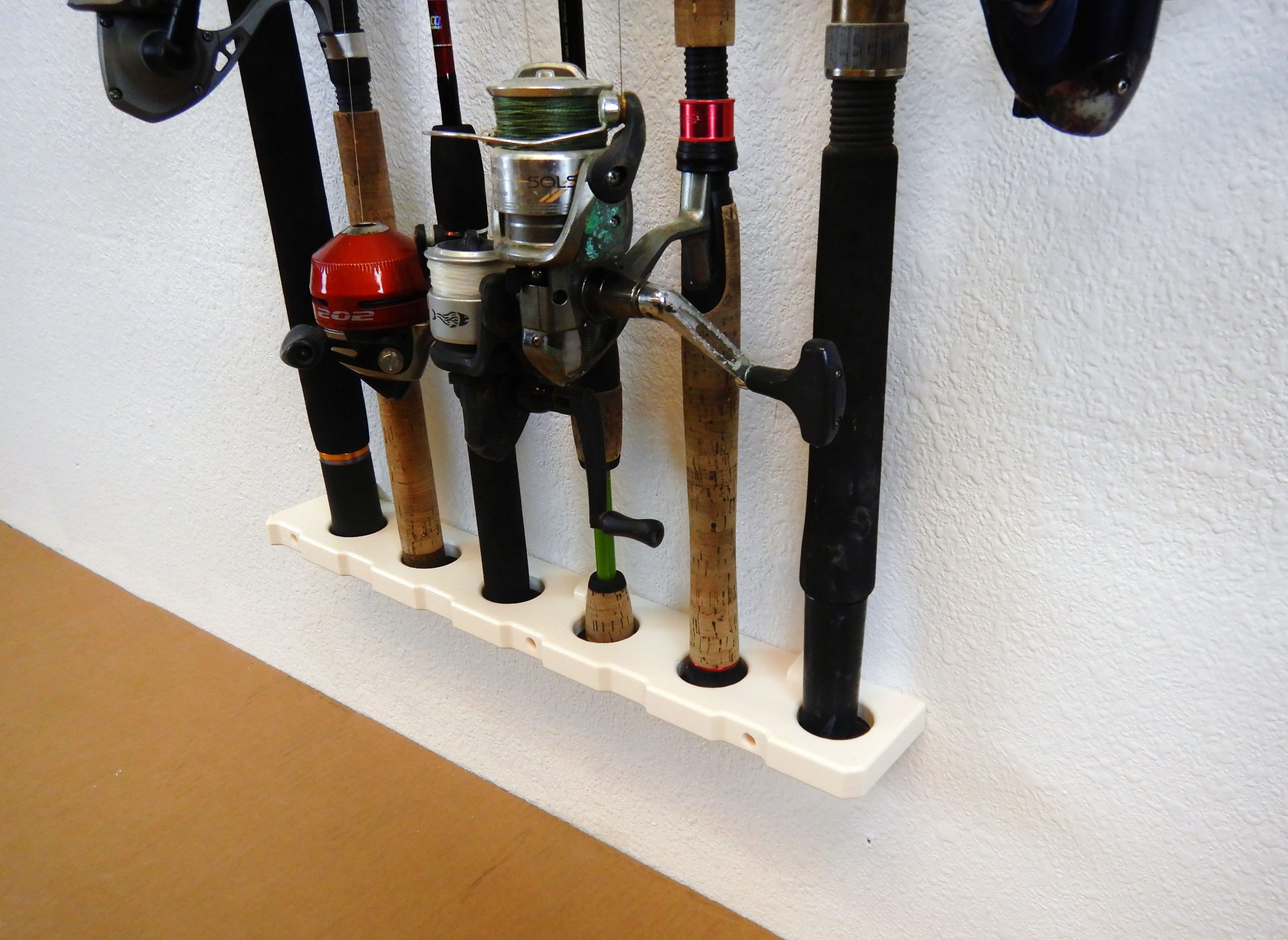 6 VERTICAL FLY Fishing Rod Holder - Oobjek